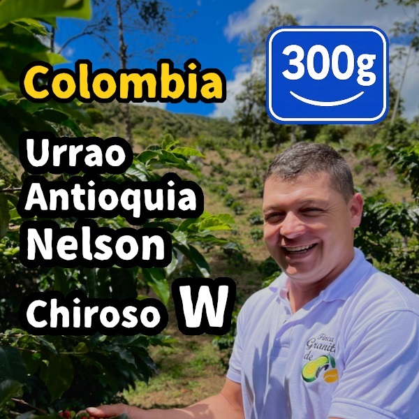 生豆 Colombia Urrao Antioquia Nelson Chiroso W 300g